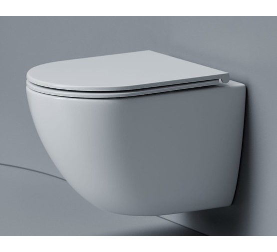 Унитаз подвесной Ceramicanova Alba торнадо 3.0 микролифт белый