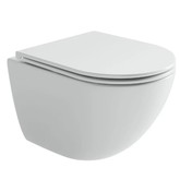 Унитаз подвесной Ceramicanova Alba торнадо 3.0 микролифт белый