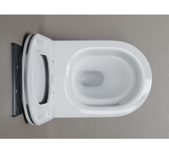 Унитаз подвесной Ceramicanova Whirl торнадо 3.0 микролифт белый