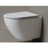 Унитаз подвесной Ceramicanova Whirl торнадо 3.0 микролифт белый