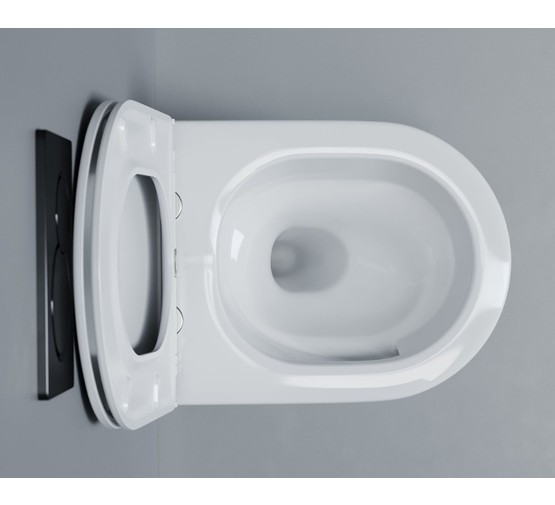 Унитаз подвесной Ceramicanova Noe торнадо 3.0 микролифт белый