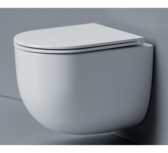 Унитаз подвесной Ceramicanova Voga торнадо 3.0 микролифт белый