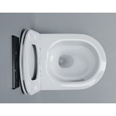 Унитаз подвесной Ceramicanova Voga торнадо 3.0 микролифт белый