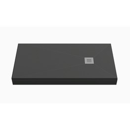 Душевой поддон Good Door Essentia 1100x700 литьевой мрамор черный