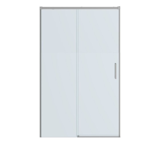 Душевая дверь Cezares Plane BF 1 110 см сатин прозрачное стекло 