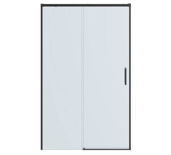 Душевая дверь Cezares Plane BF 1 160 см оружейная сталь прозрачное стекло 