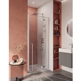 Душевая дверь Cezares Liner B 12 R 120 см правая хром прозрачное стекло 