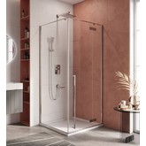 Душевой угол Cezares Liner A 1 R 900x900 правый хром прозрачное стекло