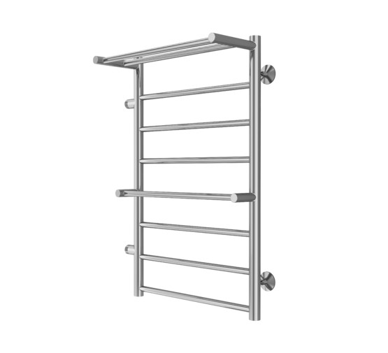 Полотенцесушитель водяной Terminus Аврора 500x800 П8 с полкой бок/подкл. 500 слева