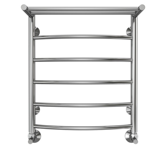 Полотенцесушитель водяной Terminus Классик 500x600 П6 с полкой хром