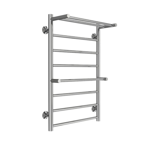 Полотенцесушитель водяной Terminus Аврора 500x800 П8 с полкой хром