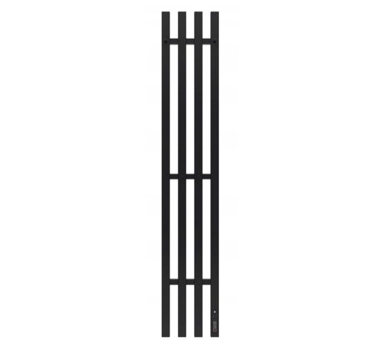 Полотенцесушитель электрический Terminus Стойка Quatro проф 1200 П4 КС черный