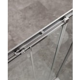 Душевая дверь Cezares Molveno BF 3 120 см хром прозрачное стекло 