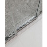 Душевая дверь Cezares Molveno BF 3 120 см хром прозрачное стекло 