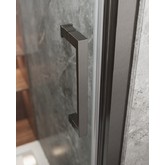 Душевая дверь Cezares Molveno BF 3 120 см оружейная сталь прозрачное стекло 