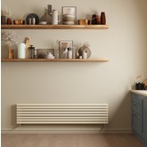 Дизайн радиатор Asthetik 40 горизонтальный 1500 7 секций черный матовый