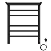 Полотенцесушитель электрический Terminus Аврора КС с полкой 450х600 П6 черный матовый