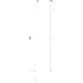 Полотенцесушитель электрический Terminus Стойка Uno КС круг 1600 П1 черный