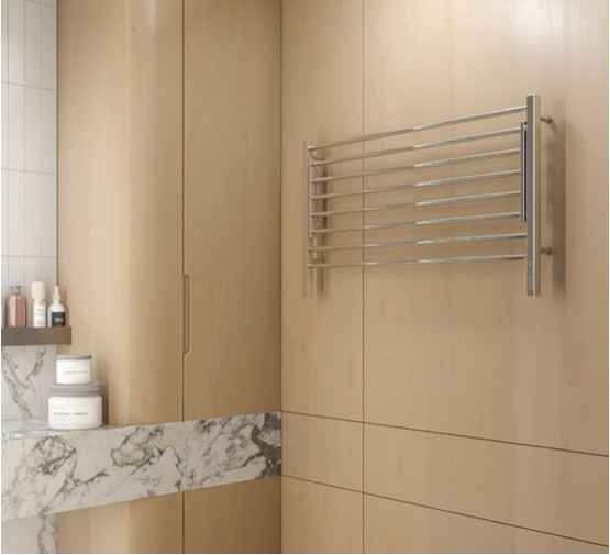 Полотенцесушитель электрический Terminus Горизонт с полкой 1000х600 П8 хром