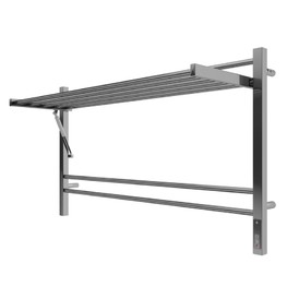 Полотенцесушитель электрический Terminus Горизонт с полкой 1000х600 П8 хром