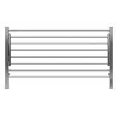 Полотенцесушитель электрический Terminus Горизонт с полкой 1000х600 П8 хром