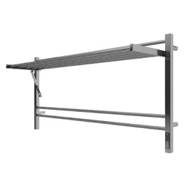 Полотенцесушитель электрический Terminus Горизонт с полкой 1200х600 П8 хром