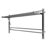 Полотенцесушитель электрический Terminus Горизонт с полкой 1200х600 П8 хром