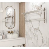 Полотенцесушитель электрический Terminus Горизонт с полкой 1200х600 П8 хром