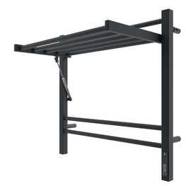 Полотенцесушитель электрический Terminus Горизонт КС с полкой 600х600 П8 черный муар