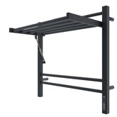 Полотенцесушитель электрический Terminus Горизонт КС с полкой 600х600 П8 черный муар