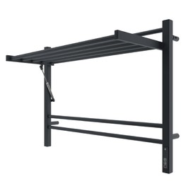 Полотенцесушитель электрический Terminus Горизонт КС с полкой 800х600 П8 черный муар