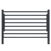 Полотенцесушитель электрический Terminus Горизонт КС с полкой 800х600 П8 черный муар