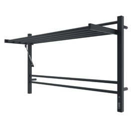 Полотенцесушитель электрический Terminus Горизонт КС с полкой 1000х600 П8 черный муар