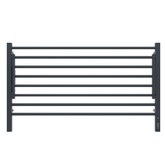 Полотенцесушитель электрический Terminus Горизонт КС с полкой 1000х600 П8 черный муар