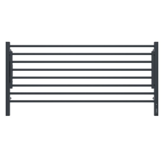 Полотенцесушитель электрический Terminus Горизонт КС с полкой 1200х600 П8 черный муар
