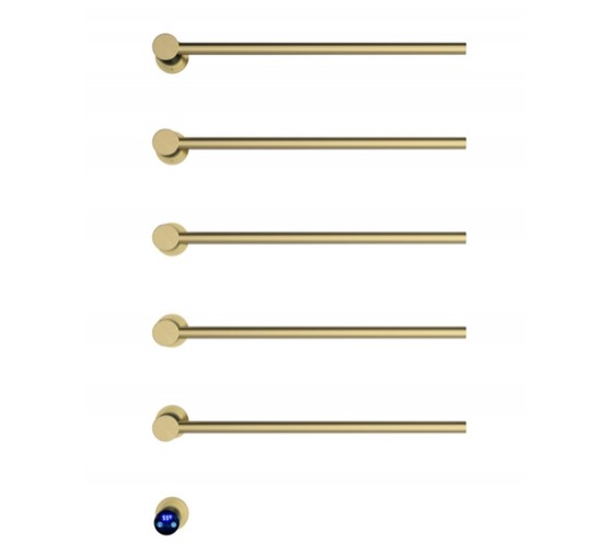 Полотенцесушитель электрический Terminus Аккорд 500х800 П5 золото брашированное