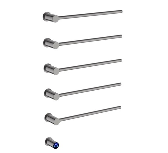 Полотенцесушитель электрический Terminus Аккорд 500х800 П5 оружейная сталь