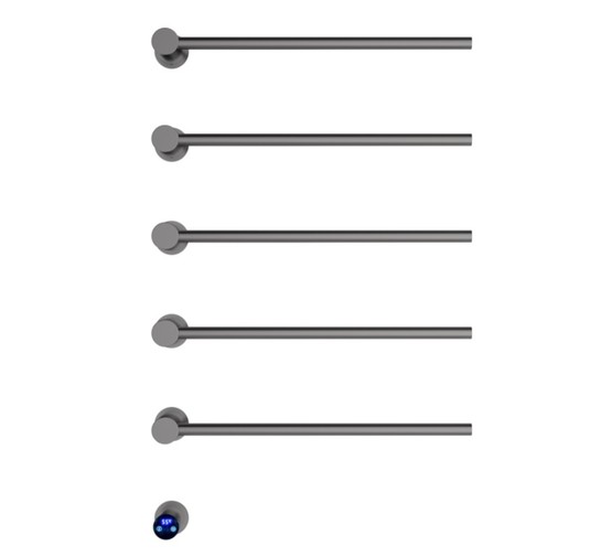Полотенцесушитель электрический Terminus Аккорд 500х800 П5 оружейная сталь