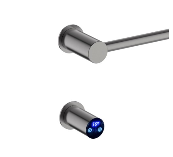 Полотенцесушитель электрический Terminus Аккорд 500х800 П5 оружейная сталь