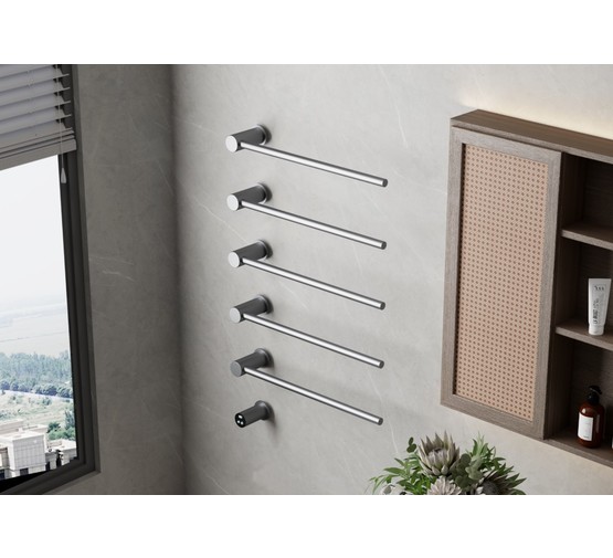 Полотенцесушитель электрический Terminus Аккорд 500х800 П5 оружейная сталь