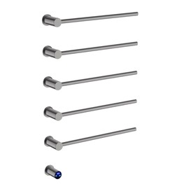 Полотенцесушитель электрический Terminus Аккорд 500х800 П5 оружейная сталь