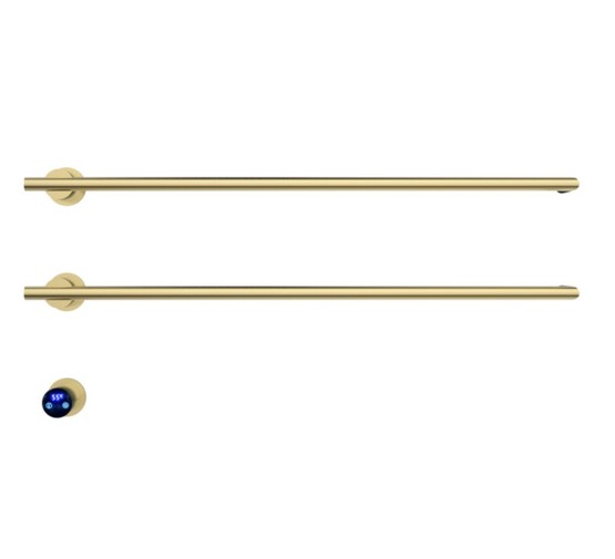 Полотенцесушитель электрический Terminus Рондо 350х760 П2 золото брашированное