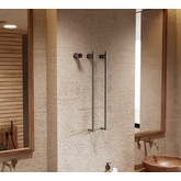 Полотенцесушитель электрический Terminus Рондо 350х760 П2 оружейная сталь