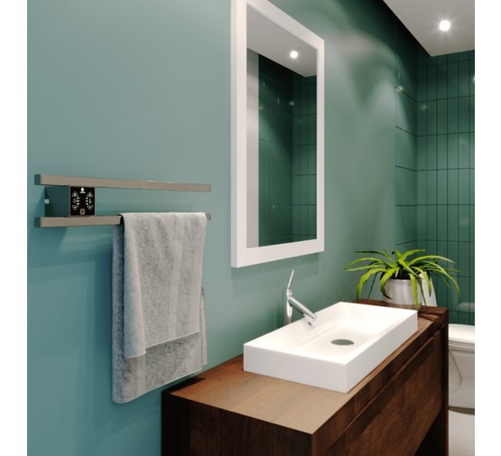 Полотенцесушитель электрический Terminus Полка проф 500х90 П2 хром