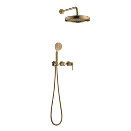 Душевая система Boheme Eterna со смесителем встраиваемый бронза