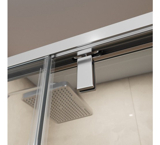 Душевой угол BelBagno SOFT_CLOSE 1 A 1 1000x1000 хром, прозр.стекло 