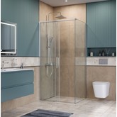 Душевой угол BelBagno SOFT_CLOSE 1 A 1 1000x1000 хром, прозр.стекло 