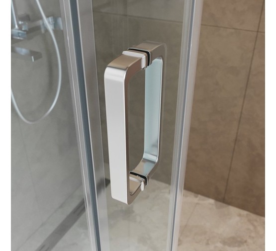 Душевой угол BelBagno SOFT_CLOSE 2 AH 1 1100x1000 хром, прозр.стекло 