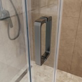 Душевой угол BelBagno SOFT_CLOSE 2 AH 1 1400x900 оружейная сталь, прозр.стекло 