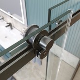 Душевой угол BelBagno SOFT_CLOSE 2 AH 1 1400x1000 оружейная сталь, прозр.стекло 